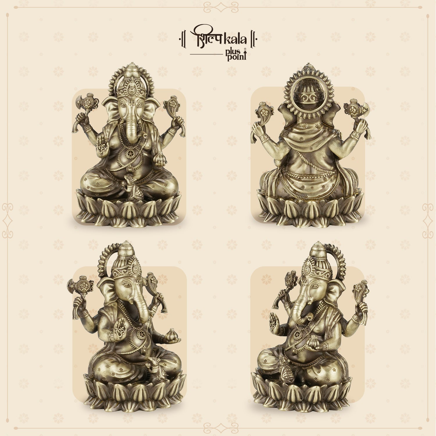 Kamalasan Ganesh - 5 Inch
