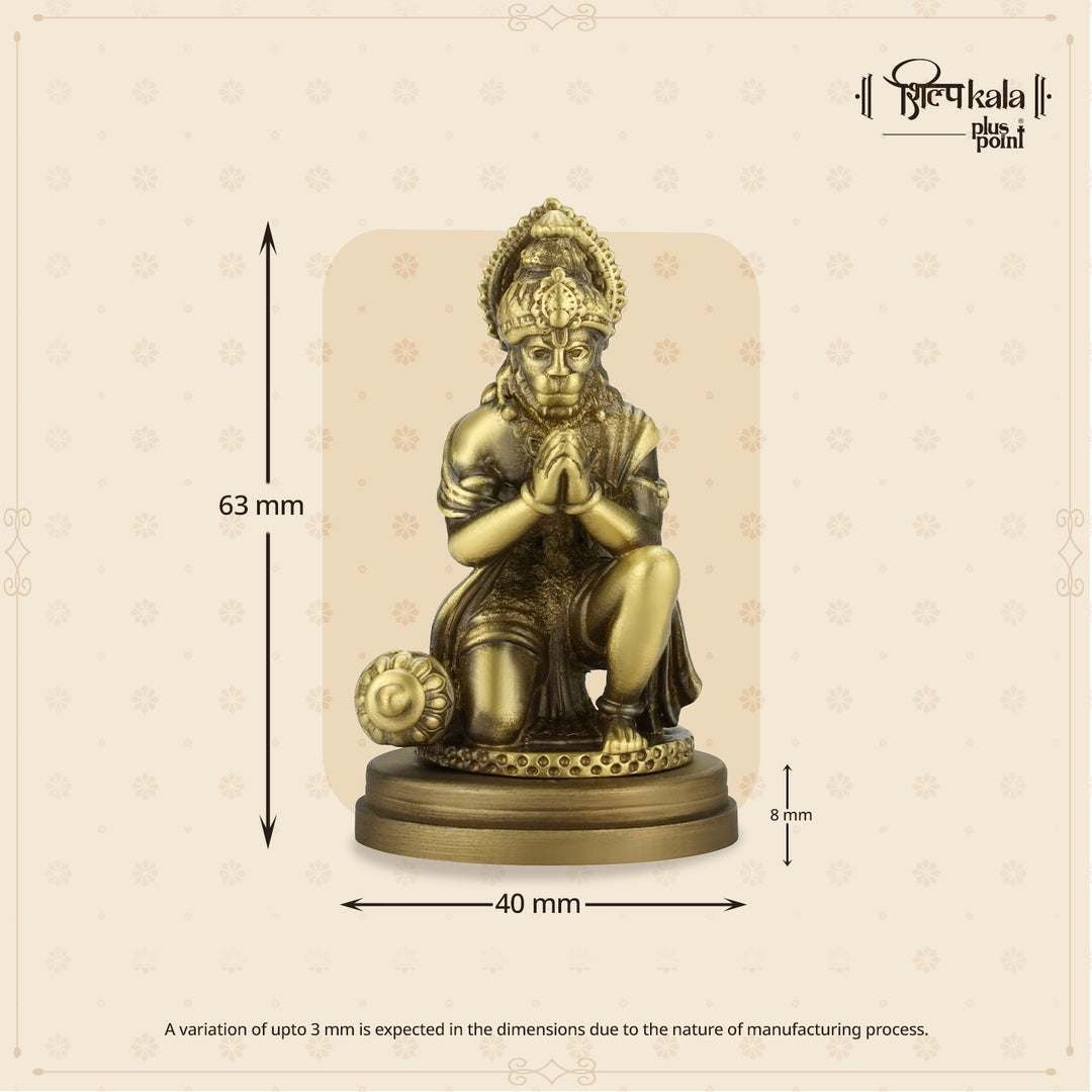 Hanuman -  Pranam Mudra (Car Dashboard Open)