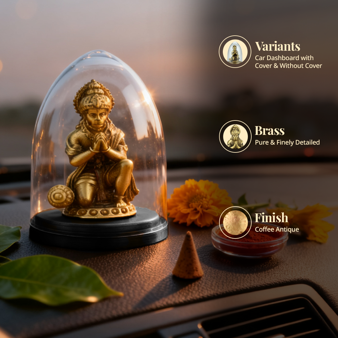 Hanuman Ji (Car Dashboard Covered)