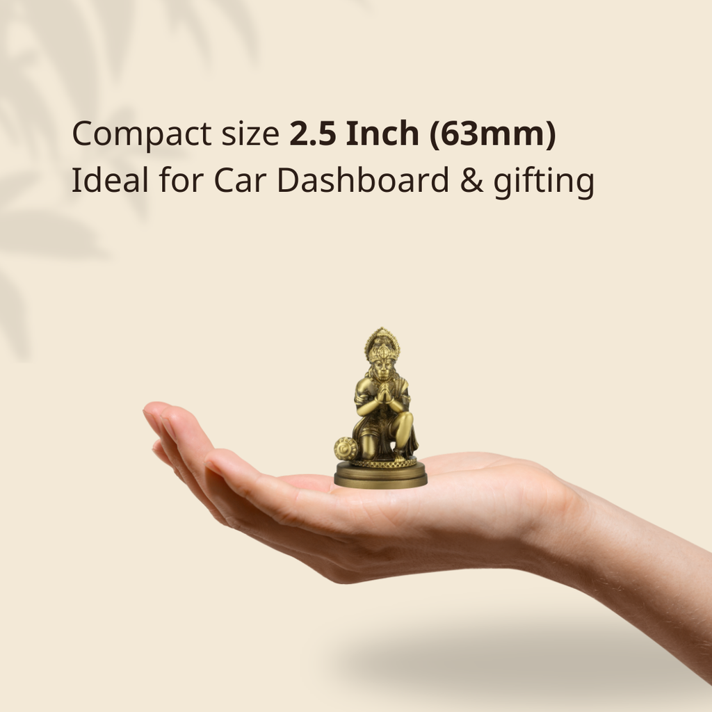 Hanuman -  Pranam Mudra (Car Dashboard Open)