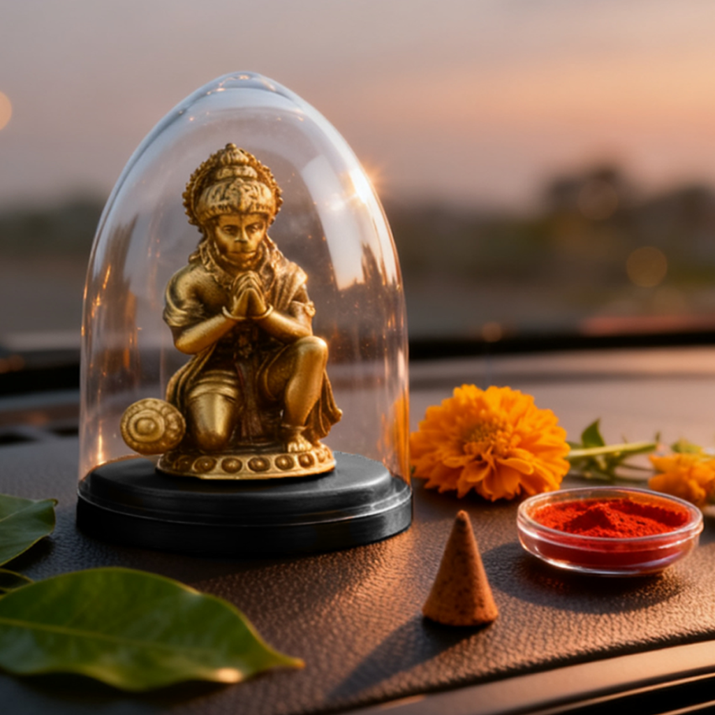 Hanuman - Pranam Mudra (Car Dashboard Covered)